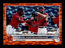 2022 Topps Series Two Orange Foilboard #643 Cleveland Guardians /299 Baseball 