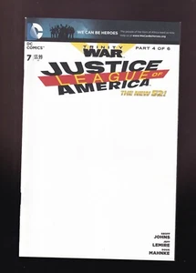 Justice League of America 7 2013  DC Blank Cover Variant two covers - Picture 1 of 3