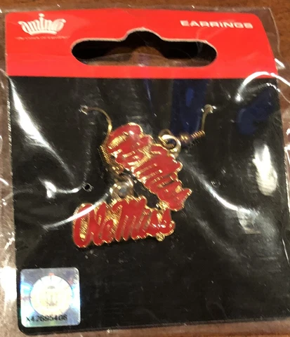 Mississippi Rebels(Ole Miss) Earrings Cover