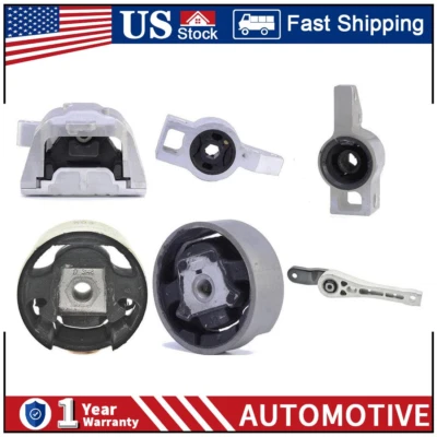 Anchor 6X 发动机电机支架适用于 2006 - 2009 大众 GTI L4 2.0L 锚 PZ — 第 1/4 张图片