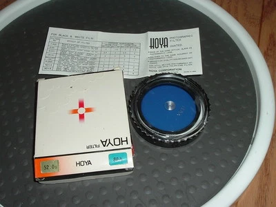  52mm Hoya 80A blue filter. - Image 1 of 2