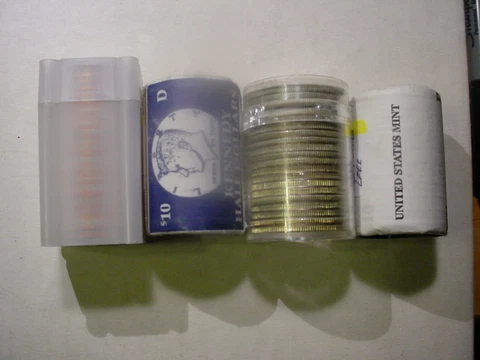 1970 Kennedy D Half Dollar Roll - BU - 40% Silver - Uncirculated Cover