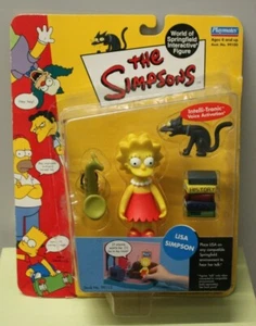 Lisa Simpson Acción Figura Wos Wave 1 Mundo 99113 Springfield Interactivo Nuevo - Imagen 1 de 4