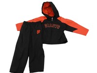 San Francisco Giants MLB Toddler Size Windbreaker Jacket & Pants 2 Piece Set New