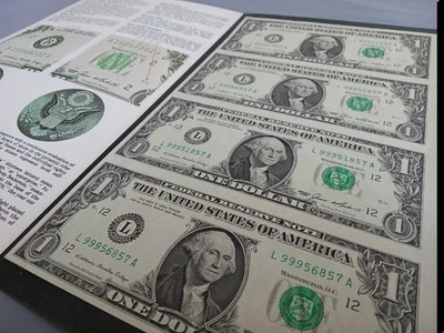 United States 1985 Dollar Sheet with Folder & Original Envelope San Fran L - Image 1 of 4