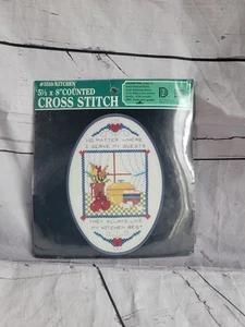 Vintage Designs for the Needle Oval Cross Stitch Kit Kitchen #5510  1987 - Picture 1 of 3