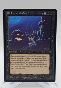 All Hallow's Eve 1994 Legends Sorcery Magic: the Gathering - Picture 1 of 10