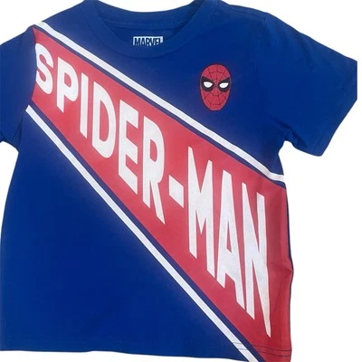 Spider-Man T-shirt 4T Boys Girls Unisex- Marvel Superhero - Image 1 of 4