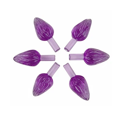 Adornos de luz de árbol de Navidad de cerámica estilo torcido grande National Artcraft -... Foto 1 de 4