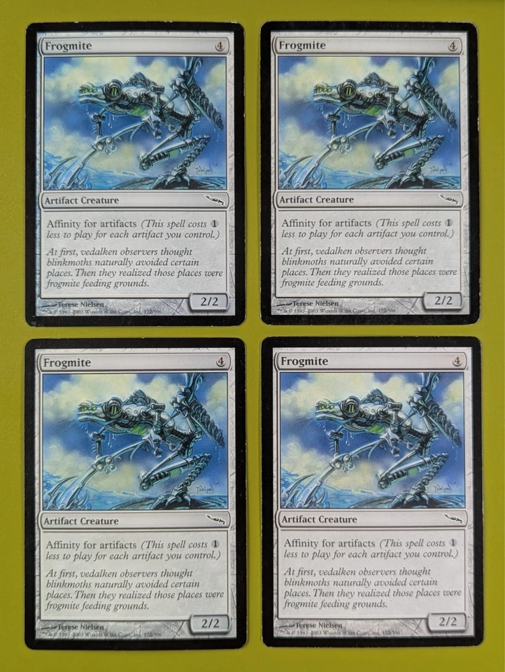 Frogmite x4 Mirrodin 4x Playset Magic the Gathering MTG - Image 1 of 1
