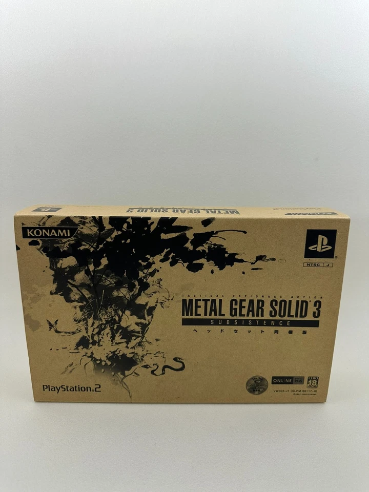 Metal Gear Solid subsistence headset Premium Package Rarissimo CIB - Immagine 1 di 4