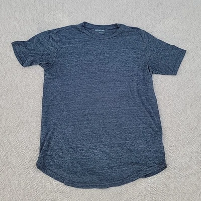 Camiseta Goodlife Para Hombre Grande Negra Cuello Redondo Manga Corta Hecha en EE. UU. Jaspeada Foto 1 de 4