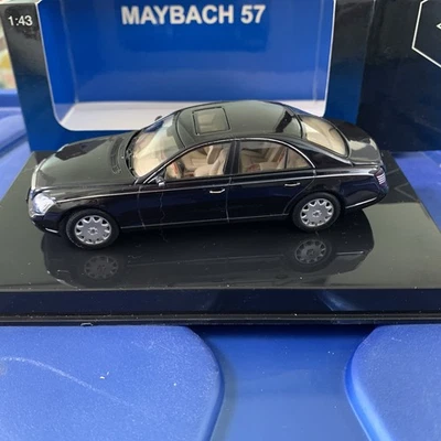 AUTOart Maybach 57 SWB Caspian Black 1/43 #56152 - Image 1 of 4