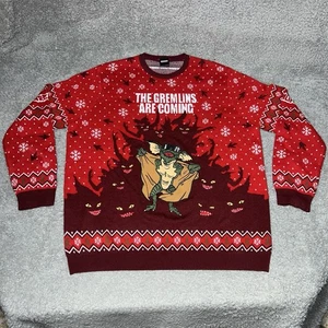 Numskull Gremlins Navidad Intermitente Adulto Feo Suéter Divertido Para Hombres 3XL - Imagen 1 de 18