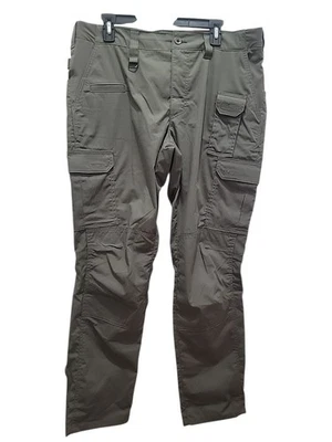 Pantalones cargo tácticos 5.11 74512-186 36x34 de lona verde - ropa de trabajo y campo nuevos sin etiquetas  Foto 1 de 4