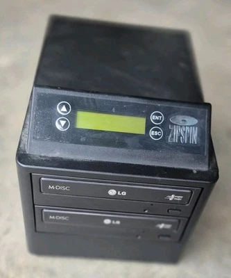 Multi-duplicador de disco CD/DVD ZipSpin D121-L-S C-121-PRO, grabadora, grabadora Foto 1 de 4