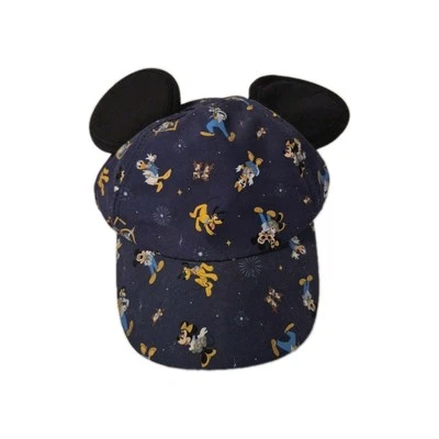 Disney Parks Hat Cap Mickey Mouse Ears Baseball Kids Boys 50th Anniversary Logo - Image 1 of 4