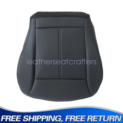 2007-2014 Fit For Ford Edge SEL SE Front Driver Bottom Leather Seat Cover Black - Image 1 of 4