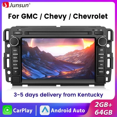 CarPlay 2+64GB Android13 Car Stereo Radio GPS Navi For Chevrolet GMC Buick Chevy - Image 1 of 4