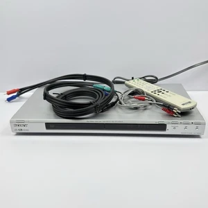 Reproductor de CD de DVD SONY DVP NS50P plateado probado con cables AV remotos unidad confiable - Imagen 1 de 24