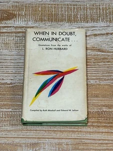 When in Doubt, Communicate By L. Ron Hubbard 1969 First Edition - Picture 1 of 12