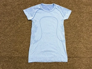 Lululemon Shirt Damen 6 Blau Swiftly Tech Kurzarm Seamless Run Do It Now - Bild 1 von 6
