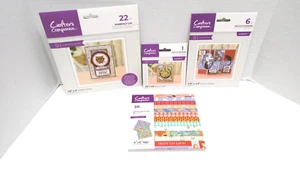NEW LOT of Crafters Companion Cat Kitten Stamp & Die Paper Pad Set Kit - Picture 1 of 9