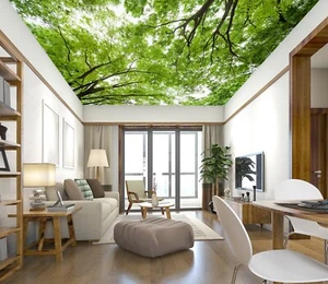 3D Bosque Verde H2319 Techo Papel Pintado Mural Pegatina Deco Erin 23 - Imagen 1 de 5