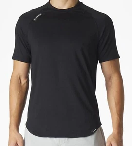 Unisex Workout Shirt Short Sleeve Quick Dry Athletic Gym Active T Shirt - Picture 1 of 2