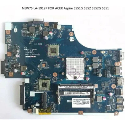 For Acer aspire 5551 5551G 5552 5552G AMD Motherboard LA-5912P Test FreeShipping - Image 1 of 4