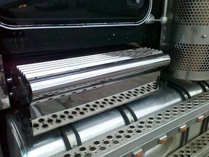 Stainless Steel Battery Box Cover To Suit Kenworth with Square Tank - Picture 1 of 3
