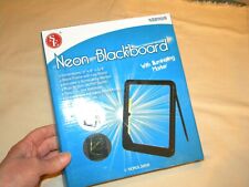 NEON BLACKBOARD WITH ILLUMINATING MARKER - GREAT FOR SIGNS, PROMOTIONS, ADS  NEW