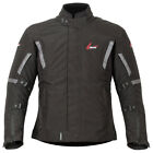 Weise Ozark Black Textile Laminated Waterproof Thermal Motorcycle Bike Jacket