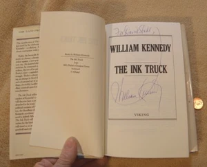 The Ink Truck William Kennedy 1984 DEDICATED TO DAVID STAHL Signed First Edition - Imagen 1 de 5