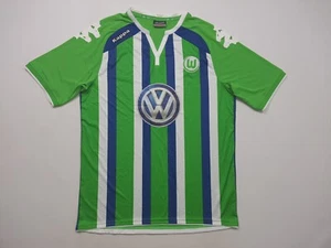Kappa jersey wolfsburg shirt striped Wolkswagen size L - Picture 1 of 6