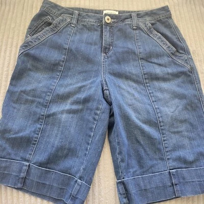 Shorts jeans feminino Venezia tamanho 16 5 bolsos jeans - Imagem 1 de 4