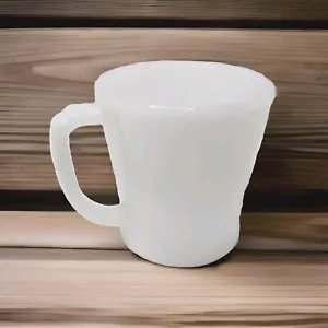 Taza de colección Fire King Oven Ware BLANCA vidrio de leche hecha en EE. UU. #USS1-4 - Imagen 1 de 10