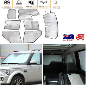 8PCS Full Window Sunshade UV Proof Sunshade For Land Rover Discovery 4 2010-2016