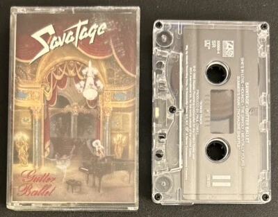 Savatage Gutter Ballet Heavy Metal Cassette Tape 782008-4 (Atlantic 1989 Used) Foto 1 de 4