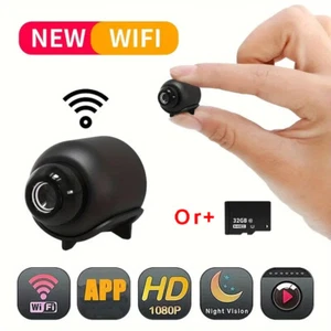 1080P mini telecamera spia di sicurezza WiFi wireless con audio e video - Foto 1 di 18