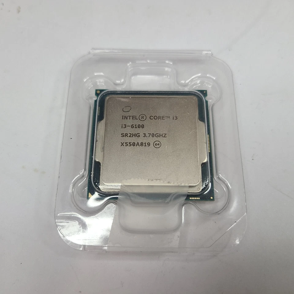 Intel Core i3-6100 3.7GHz 2-Core 3MB CPU Processor LGA 1151 | SR2HG - Image 1 of 1
