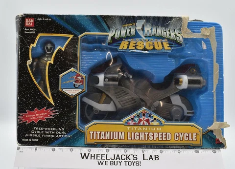 Titanium Lightspeed Cycle Saban's Power Rangers Rescue 1999 Bandai Complete Cover