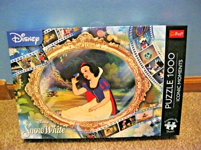 TREFL 1000 PIECE PUZZLE SNOW WHITE DISNEY ICONIC MOMENT COLLECTION 2024 CHECKOUT - Image 1 of 4