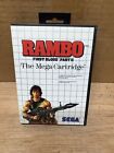 Rambo First Blood Part 2 Sega Master System Mega Cartridge - NO MANUAL