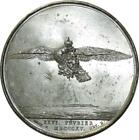 O5947 Rare Medaille Uniface Napoleon Ile Elbe Andrieu 1815 Baron Desnoyers Spl