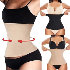 Postpartum Belly Recovery Band Waist Trainer Tummy Tuck Belt Slim Body Shaper UK - Picture 1 of 24