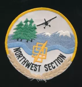 Ninety-Nines 99er Jahre Internationale Organisation Frauen Piloten Nordwest Sektion Aufnäher - Bild 1 von 2