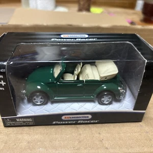 Kid Connection Power Racer 1:43 Volkswagon Beetle Convertible Green - Picture 1 of 2