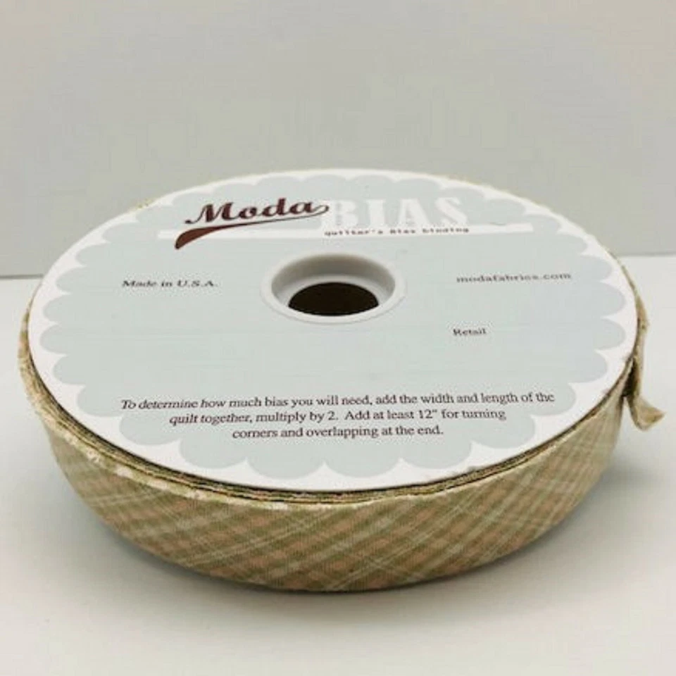 Colchas de helecho a cuadros encuadernación sesgada 30 yardas (1080 pulgadas) X 2,5 pulgadas Moda #QB23513 Foto 1 de 3