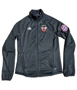 Adidas Black Tiro 17 Training Jacket Bayern Munchen FC GPS Soccer Full Zip S - Picture 1 of 6